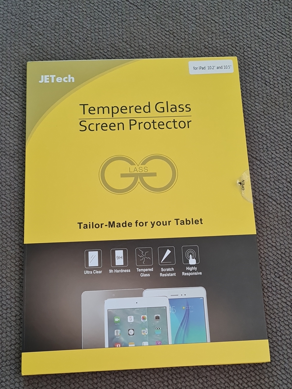 JETech Tempered Glass Screen Protector for Tablet
